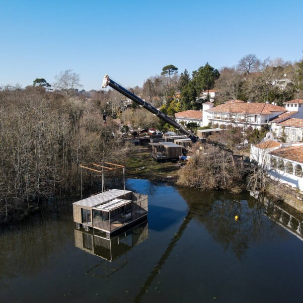 livraison lodge flottant